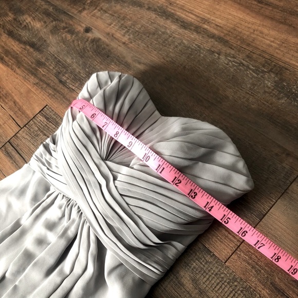 David's Bridal Mercury Chiffon F15555 - Picture 6 of 8